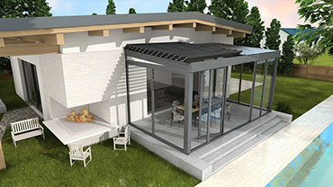 BR-06 Smooth Swing Glazed Wall