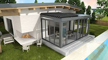 BR-07 Smooth Slide Glazed Wall