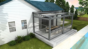 LT-05 Techno View Motorized Glazed Wall