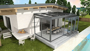 SR-08 Smooth Fold Glazed WallL