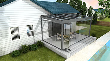 SN-01 Infinity Fold Single Glass Glazed Wall